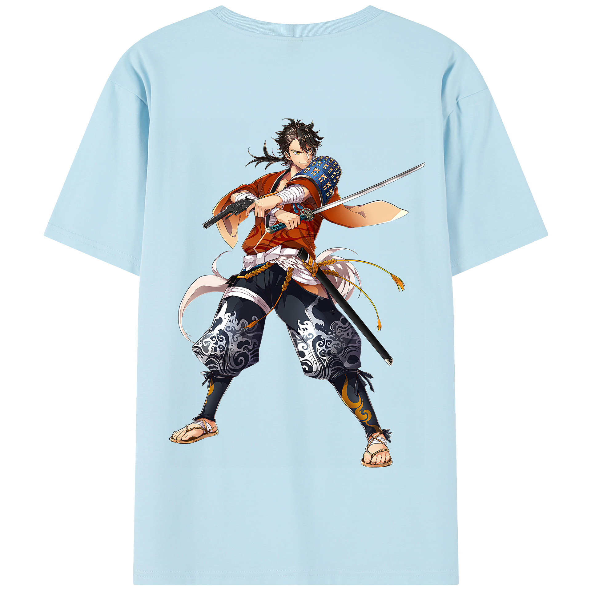 （画像用） 刀剣乱舞 Touken Ranbu 綿100％半袖Tシャツ（背面プリント）